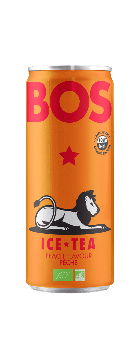 BOS Rooibos Ice Tea - Peach 250ml can